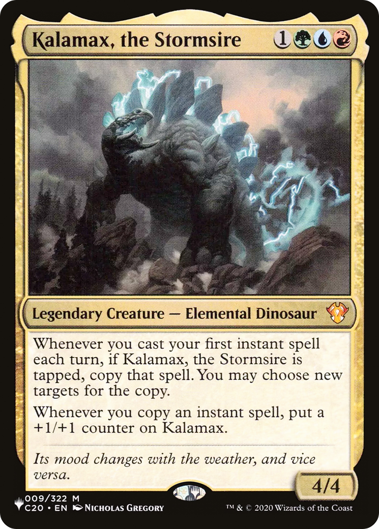 Kalamax, the Stormsire (C20-9) - The List