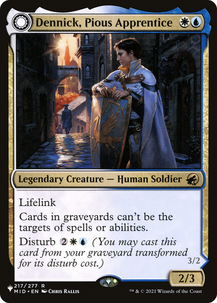 Dennick, Pious Apprentice // Dennick, Pious Apparition (MID-217) - The List