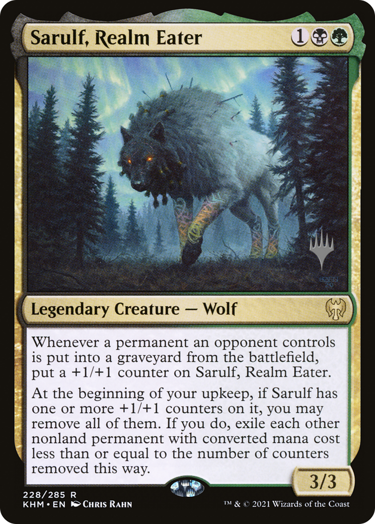 Sarulf, Realm Eater (228p) Foil - Kaldheim Promos