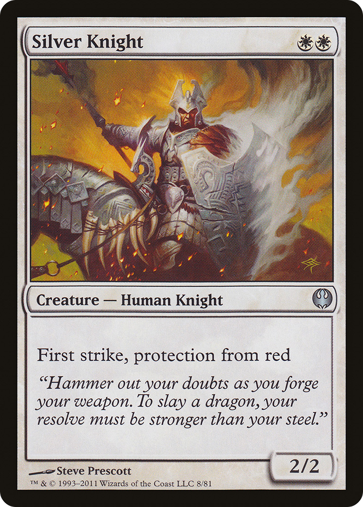 Silver Knight (008) - Duel Decks: Knights vs. Dragons