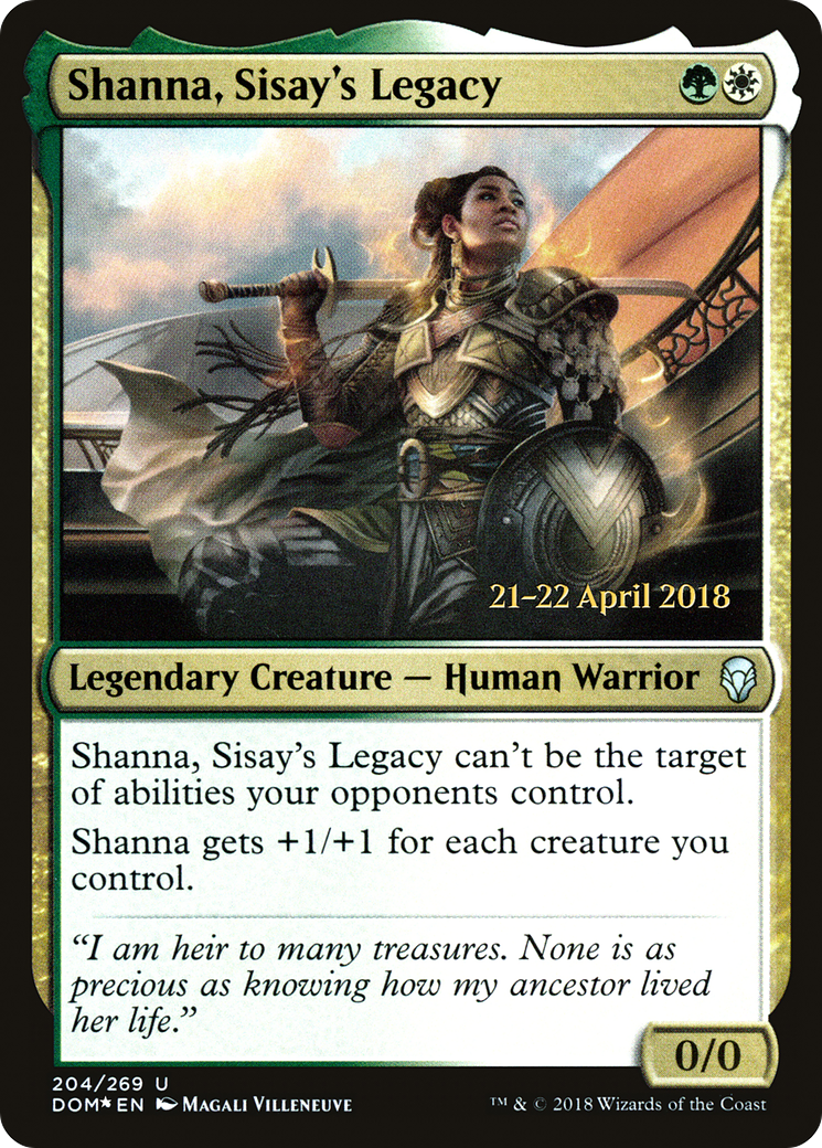 Shanna, Sisay's Legacy (204) Foil - Dominaria Promos
