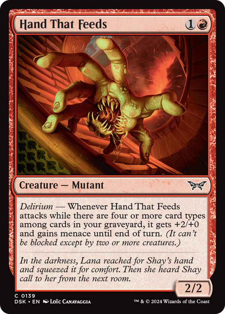 Hand That Feeds (139) Foil - Duskmourn: House of Horror