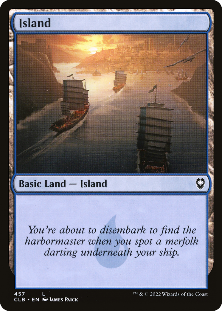 Island (457) - Commander Legends: Battle for Baldur's Gate