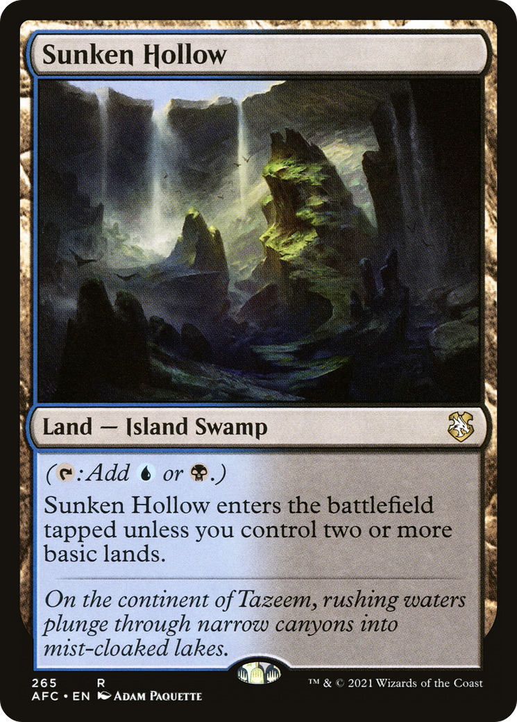 Sunken Hollow (265) - Forgotten Realms Commander