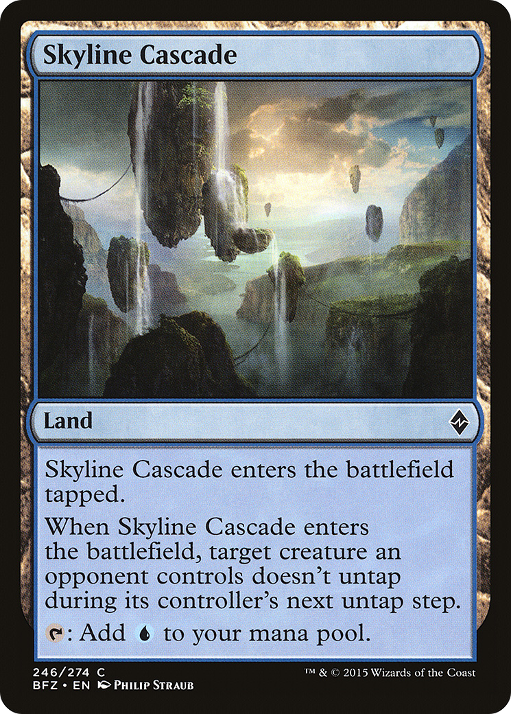 Skyline Cascade (246) Foil - Battle for Zendikar