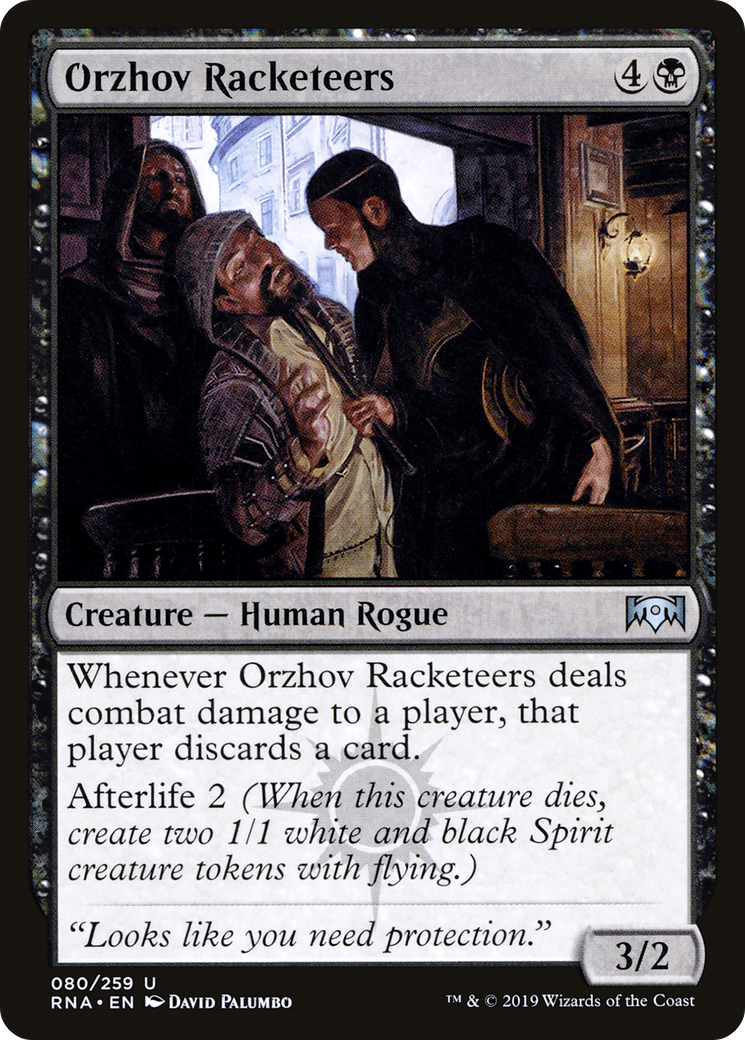 Orzhov Racketeers (080) Foil - Ravnica Allegiance