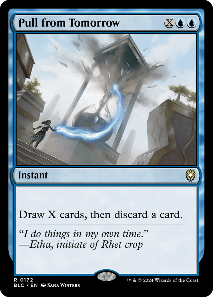 Pull from Tomorrow (172) - Bloomburrow Commander