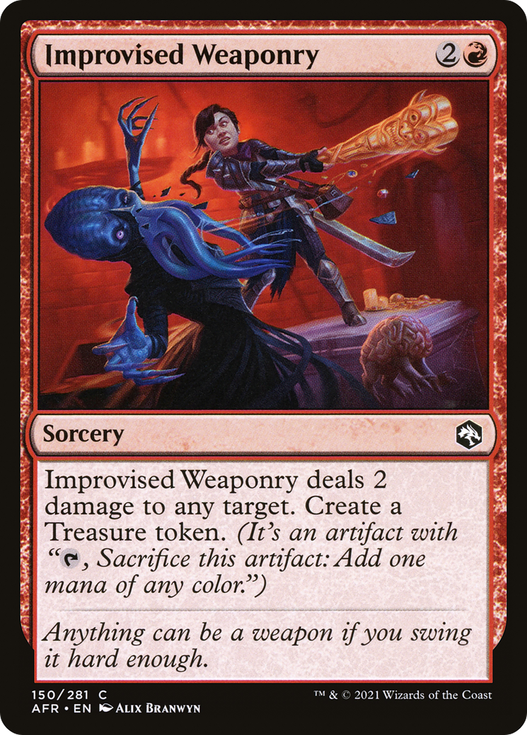Improvised Weaponry (150) Foil - Adventures in the Forgotten Realms