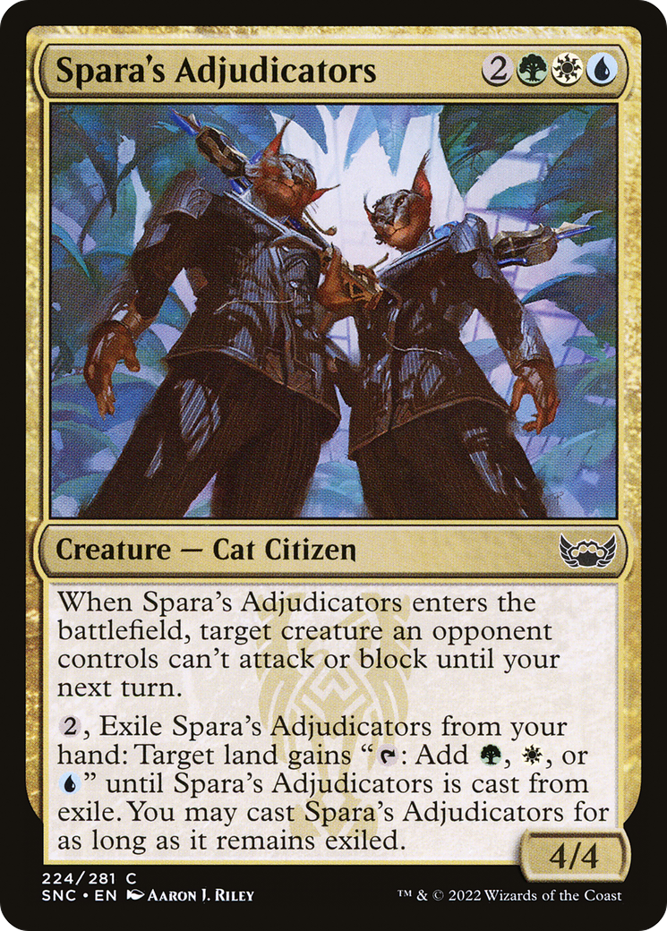 Spara's Adjudicators (224) Foil - Streets of New Capenna