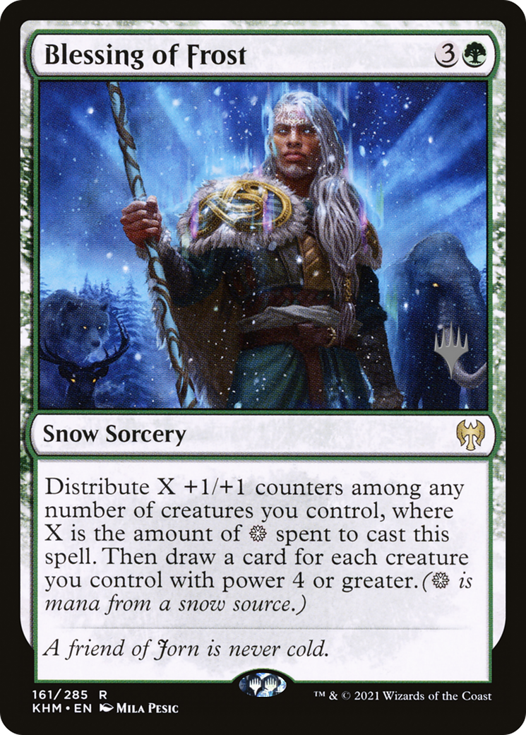 Blessing of Frost (161) Foil - Kaldheim Promos