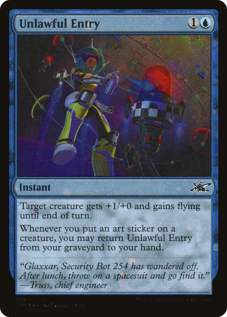 Unlawful Entry (Galaxy Foil) (348) Foil - Unfinity