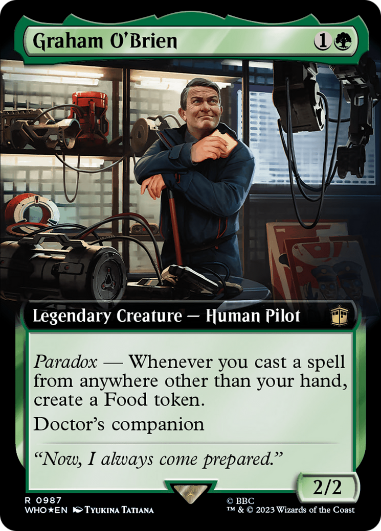 Graham O'Brien (Extended Art) (987) Foil - Doctor Who