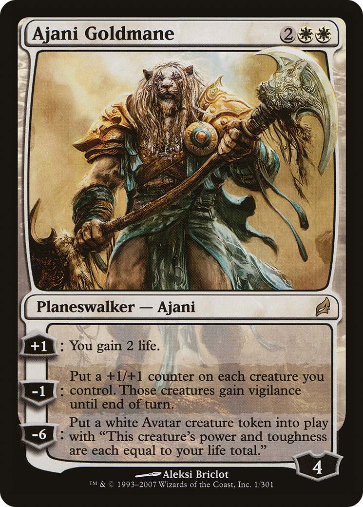 Ajani Goldmane (001) - Lorwyn