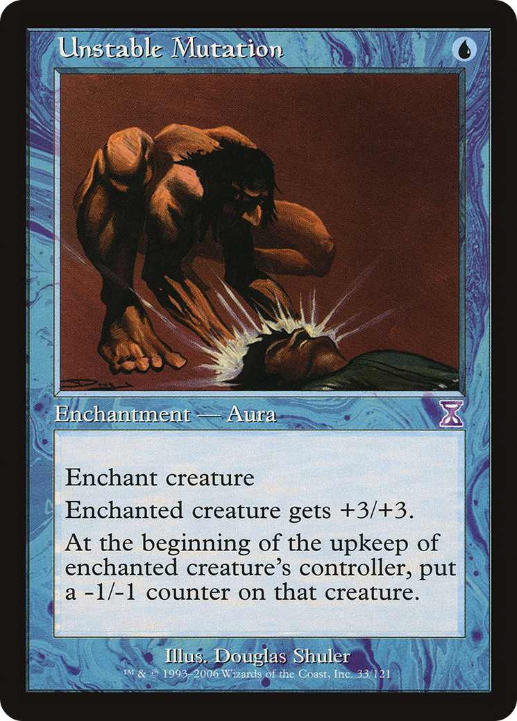 Unstable Mutation (Retro) (033) Foil - Time Spiral Timeshifted
