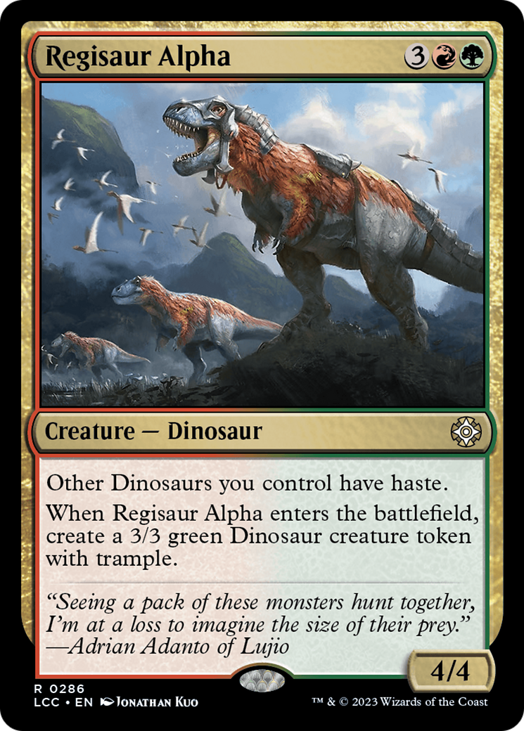 Regisaur Alpha (286) - The Lost Caverns of Ixalan Commander