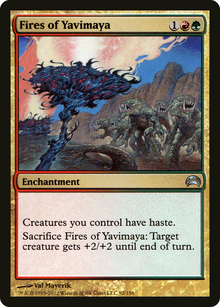 Fires of Yavimaya (092) - Planechase 2012