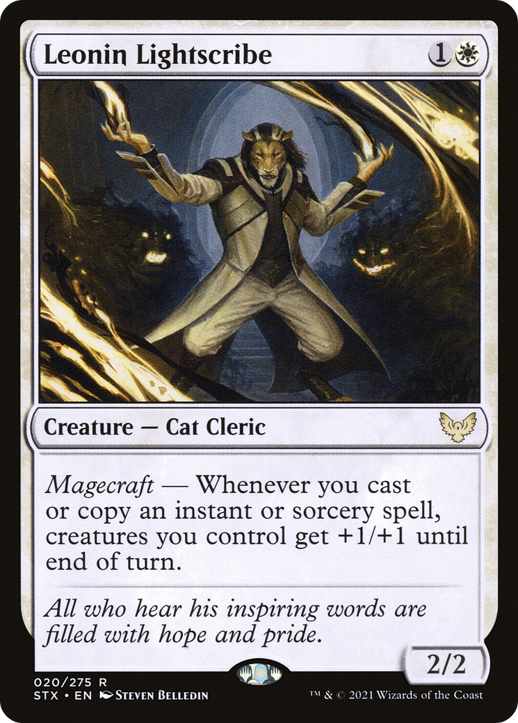 Leonin Lightscribe (020) - Strixhaven: School of Mages