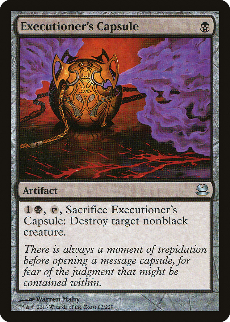 Executioner's Capsule (083) Foil - Modern Masters