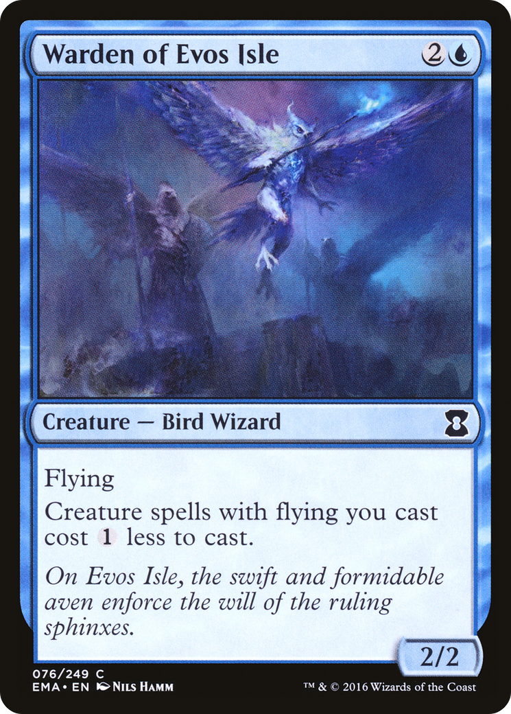 Warden of Evos Isle (076) Foil - Eternal Masters