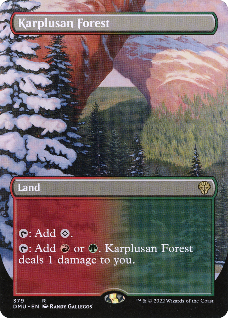 Karplusan Forest (Borderless) (379) Foil - Dominaria United