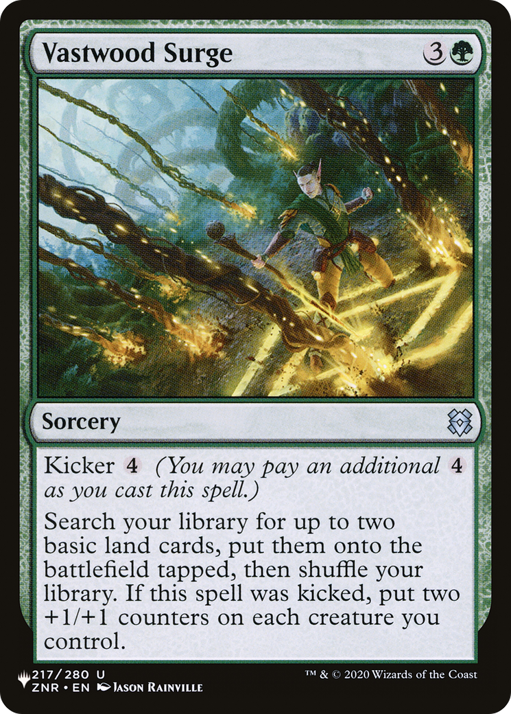 Vastwood Surge (ZNR-217) - The List