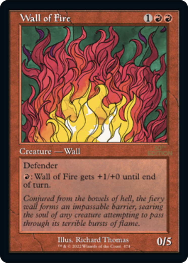 Wall of Fire (Retro) (474) - 30th Anniversary Edition