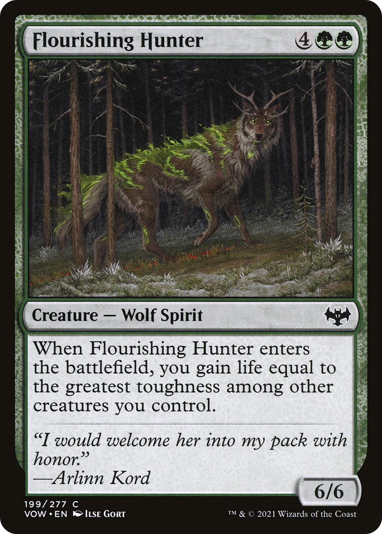 Flourishing Hunter (199) - Innistrad: Crimson Vow