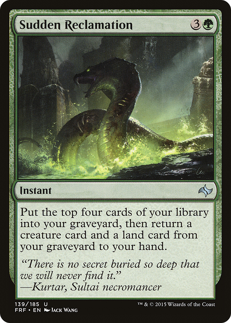 Sudden Reclamation (139) Foil - Fate Reforged