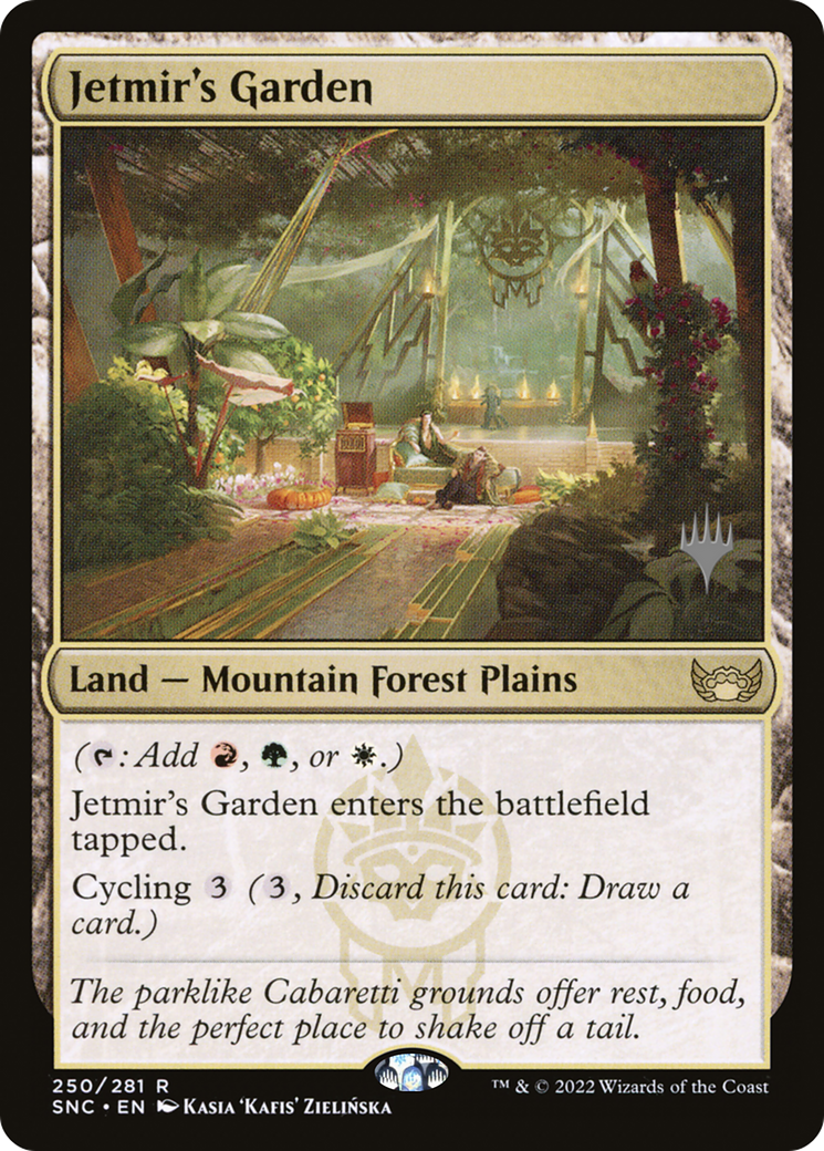 Jetmir's Garden (250p) Foil - Streets of New Capenna Promos
