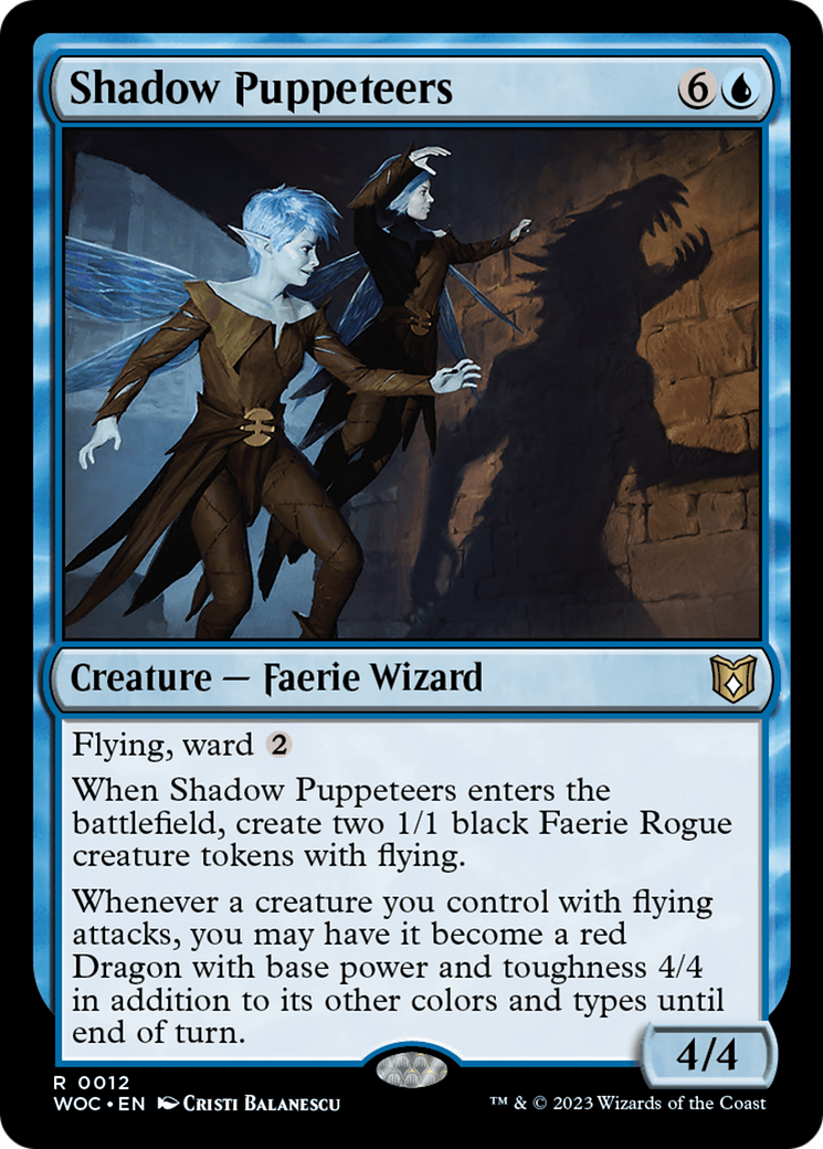 Shadow Puppeteers (012) - Wilds of Eldraine Commander