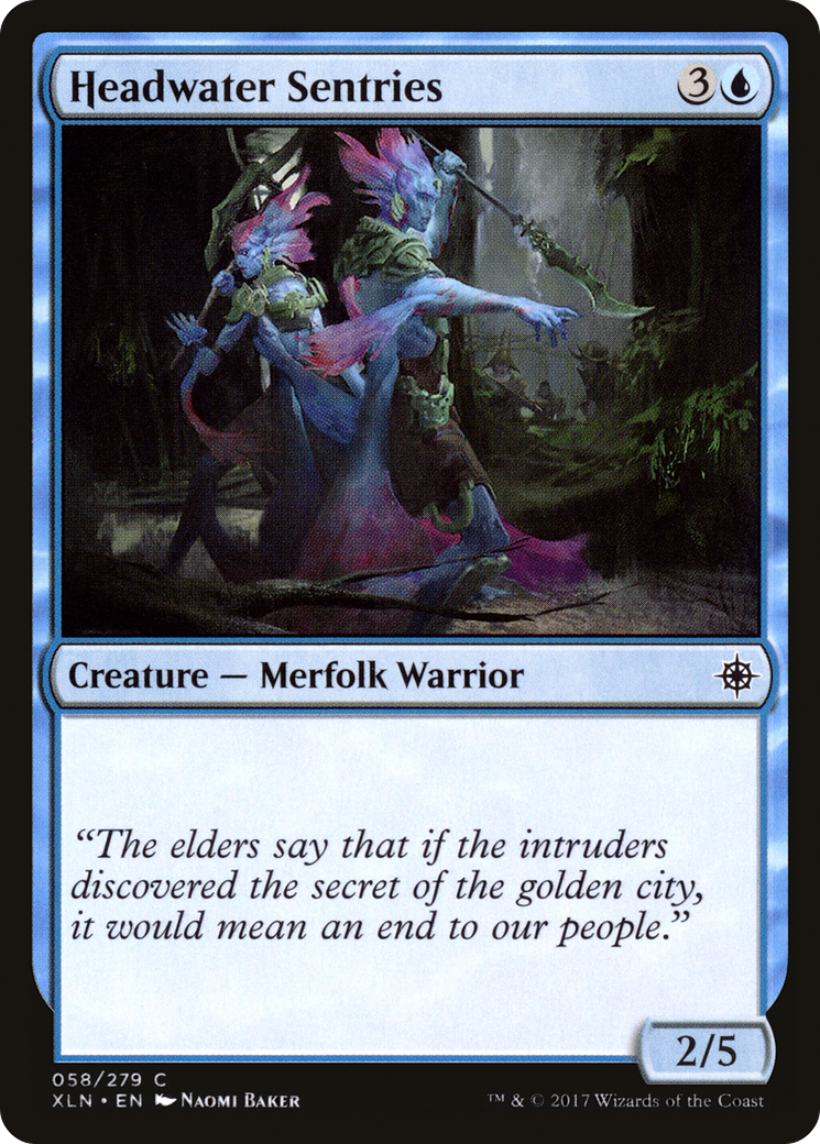 Headwater Sentries (058) Foil - Ixalan