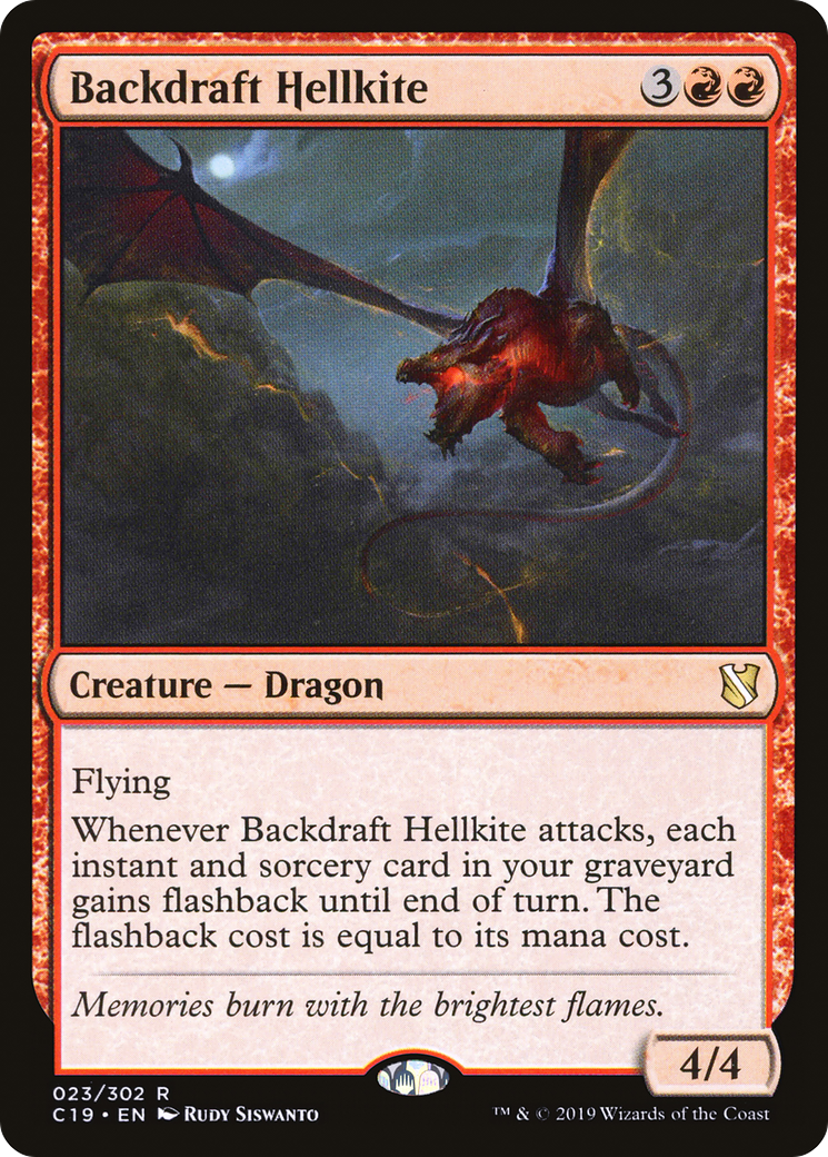 Backdraft Hellkite (023) - Commander 2019