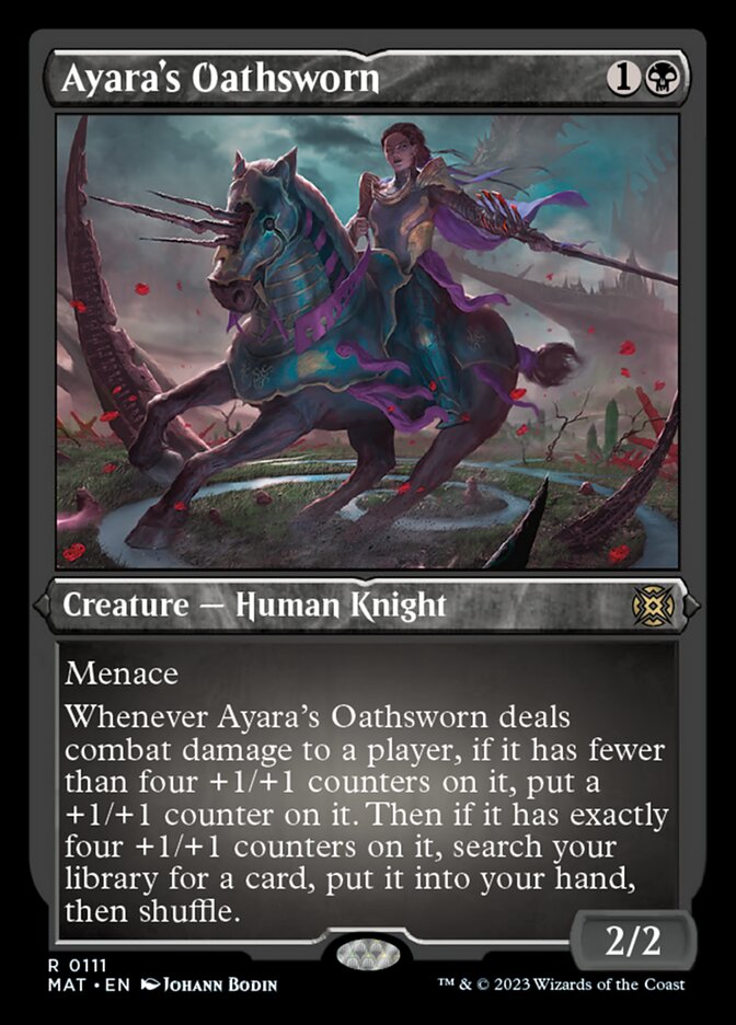 Ayara's Oathsworn (111) Foil - March of the Machine: The Aftermath