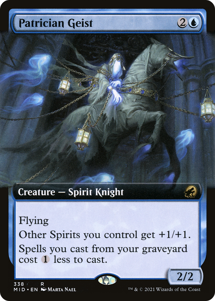 Patrician Geist (Extended Art) (338) - Innistrad: Midnight Hunt