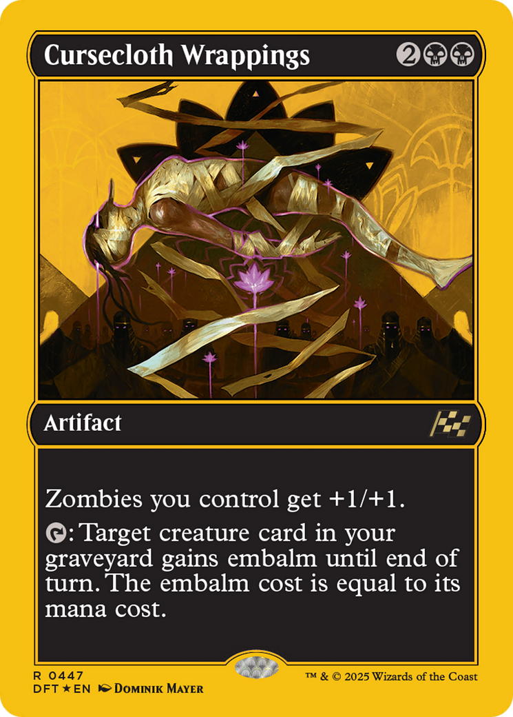 Cursecloth Wrappings (First-Place Foil) Foil (447) - Aetherdrift
