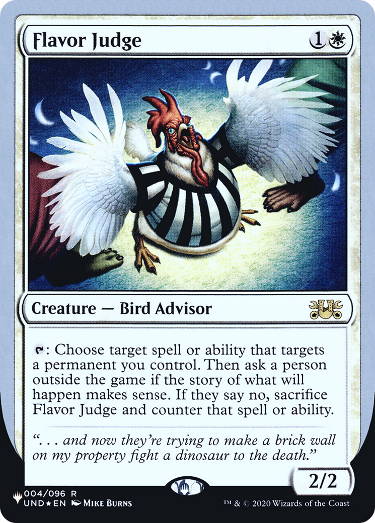 Flavor Judge (003) Foil - The List (Unfinity Foil Edition)