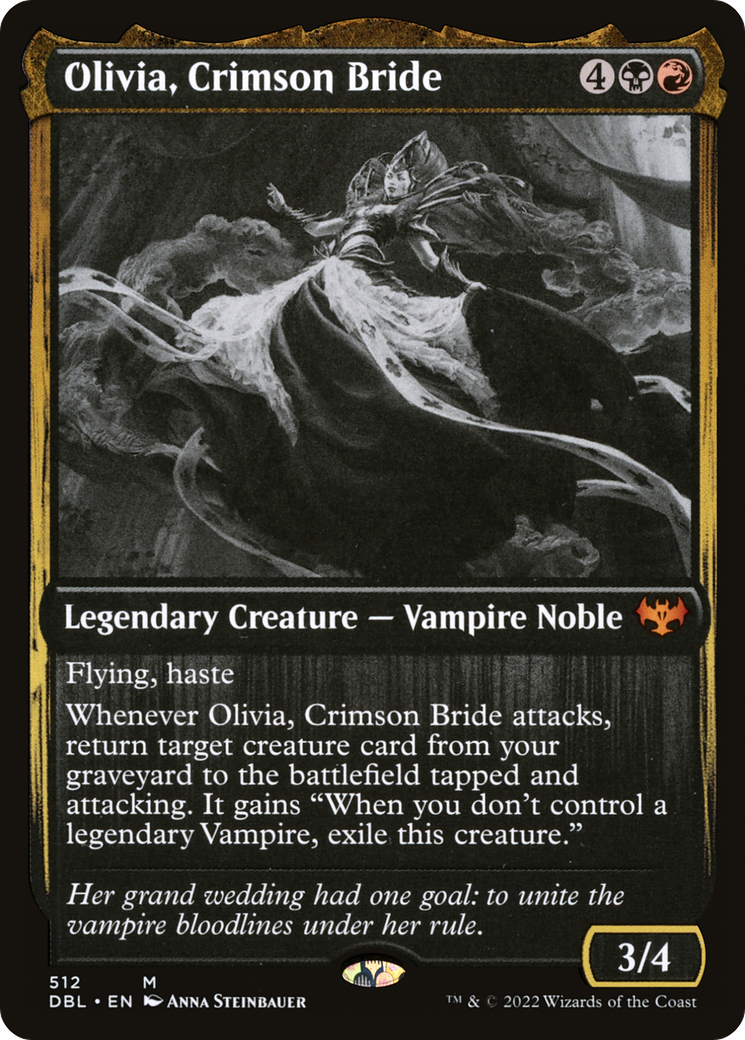 Olivia, Crimson Bride (512) Foil - Innistrad: Double Feature