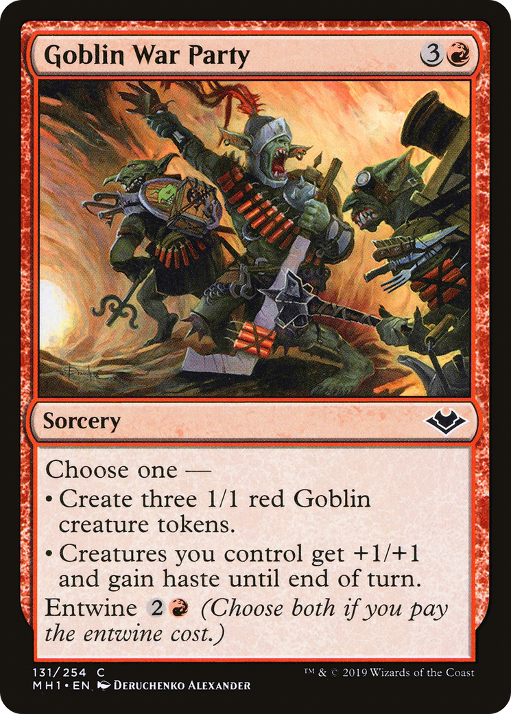 Goblin War Party (131) Foil - Modern Horizons