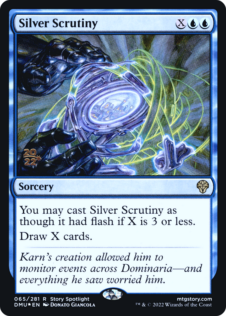 Silver Scrutiny (065) Foil - Dominaria United Promos