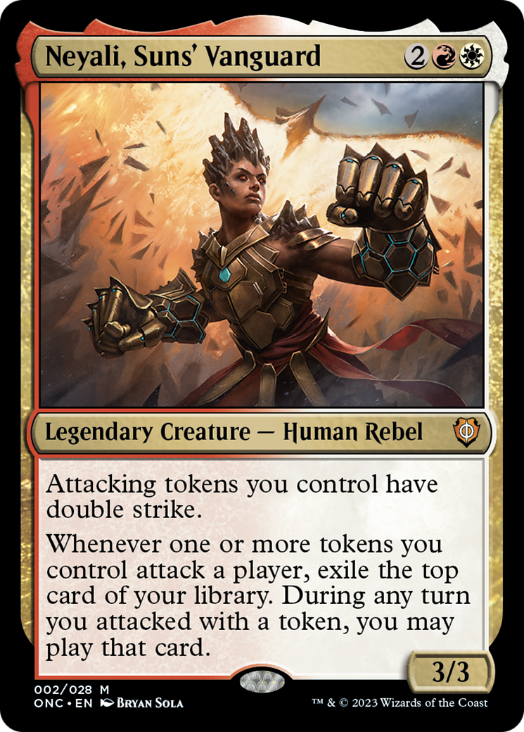 Neyali, Suns' Vanguard (002) - Phyrexia: All Will Be One Commander
