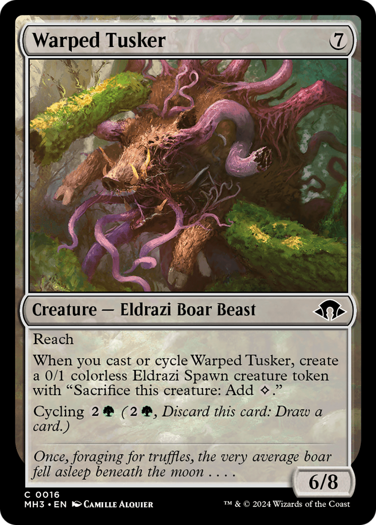 Warped Tusker (016) Foil - Modern Horizons 3