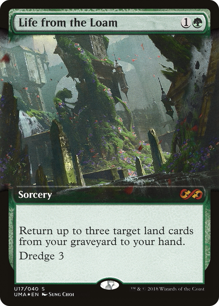 Life from the Loam (Extended Art) (U17) Foil - Ultimate Box Topper