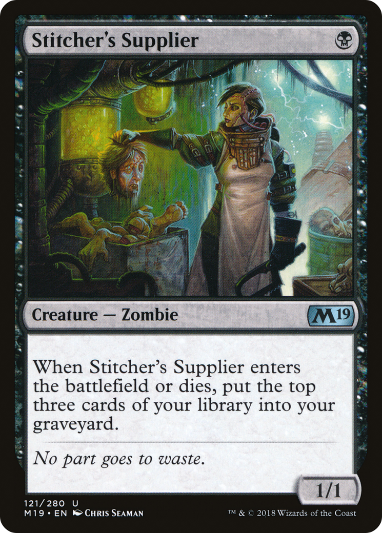 Stitcher's Supplier (121) Foil - Core Set 2019