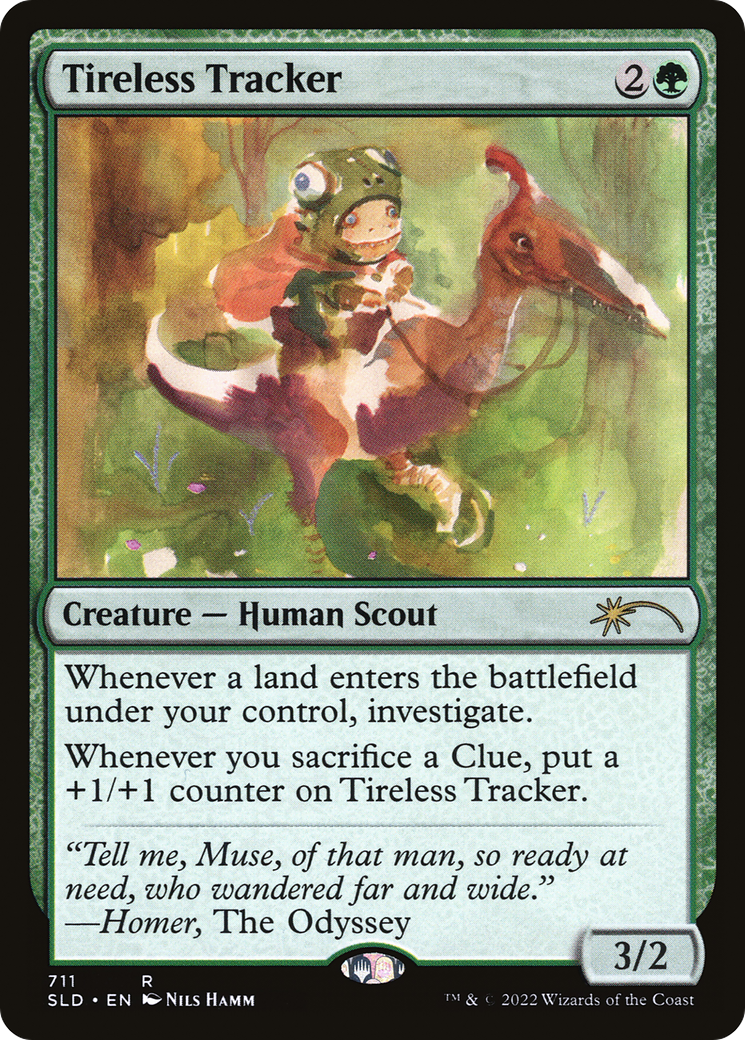 Tireless Tracker (711) Foil - Secret Lair Drop