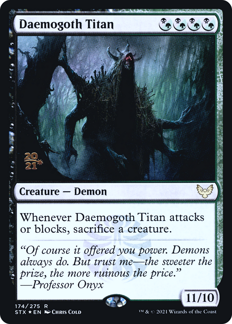 Daemogoth Titan (174) Foil - Strixhaven: School of Mages Promos