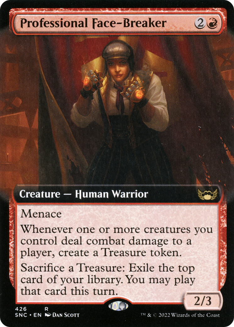 Professional Face-Breaker (Extended Art) (426) Foil - Streets of New Capenna