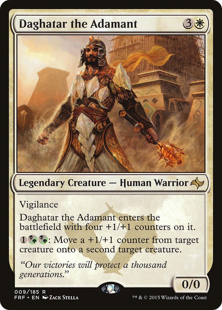 Daghatar the Adamant (009) Foil - Fate Reforged