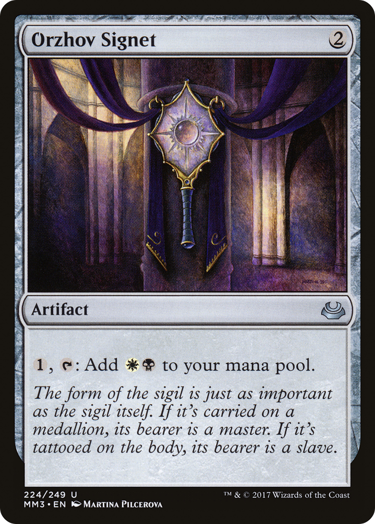 Orzhov Signet (224) Foil - Modern Masters 2017