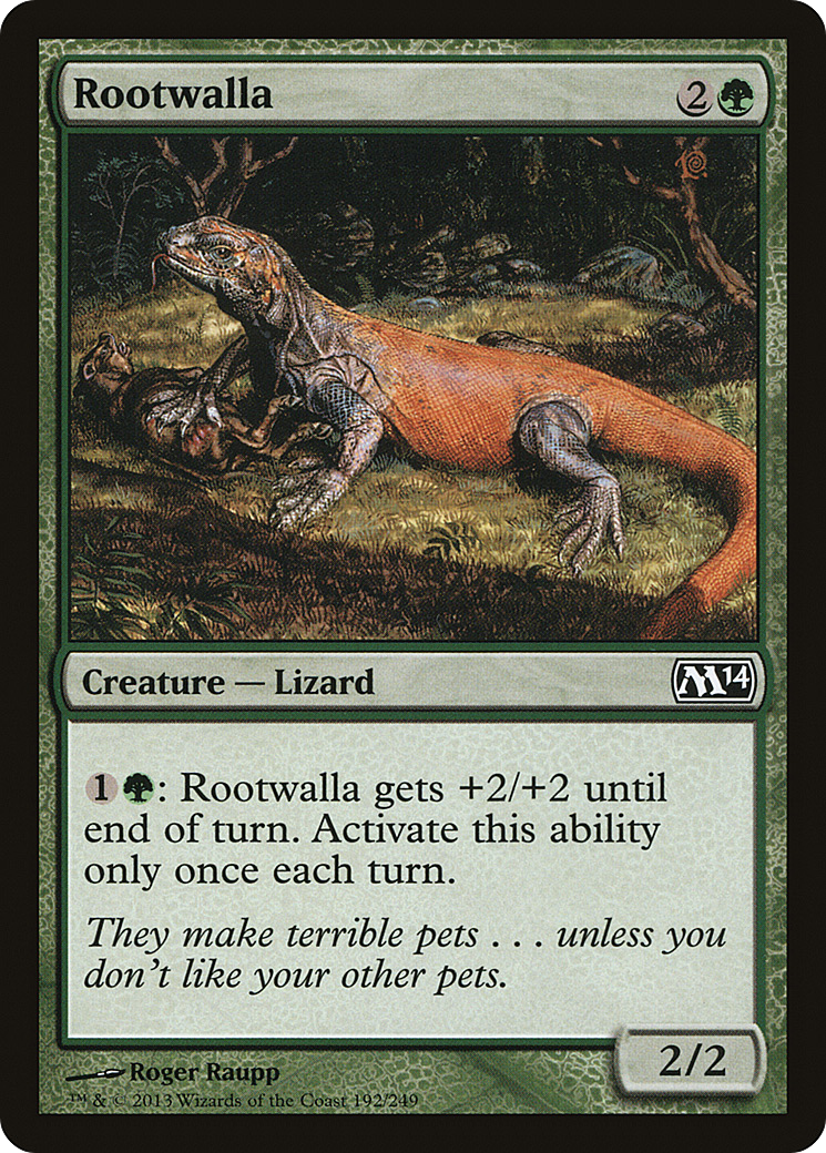 Rootwalla (192) Foil - Magic 2014