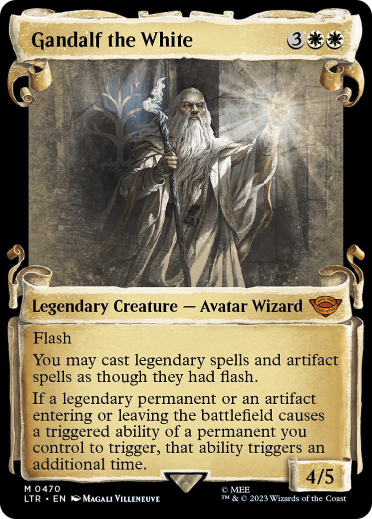 Gandalf the White (Showcase) (470) Foil - The Lord of the Rings: Tales of Middle-earth